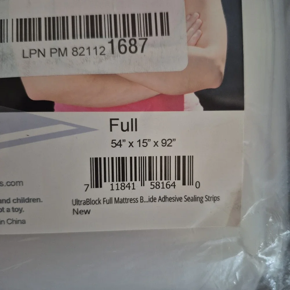 Ultra Block Full Mattress Bag for Moving and Storage Professional Grade 6 MIL